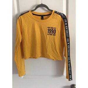 Golden NYC Crop Top🐥